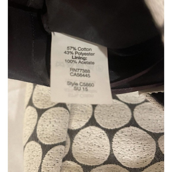 Womens JCrew NWT Skirt Short Ivory Geometric School Skirt 00 Classic Polka Dot - Picture 6 of 6